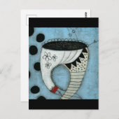 歯は素敵なパンツ葉書を持っている ポストカード (正面/裏面)