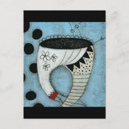 歯は素敵なパンツ葉書を持っている ポストカード