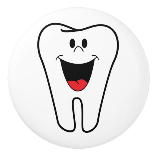 歯をかむ セラミックノブ (正面)