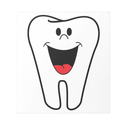 歯をかむ ノートパッド (正面)