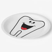 歯をかむ ペーパープレート (アングル)