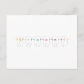 歯をブレース ポストカード (正面)