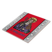 歯を抜かれた聖アポロニア(ニュルンベルク) タイル (側面)