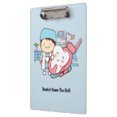 歯を搭載するアニメの歯科医 クリップボード (左)