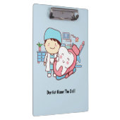 歯を搭載するアニメの歯科医 クリップボード (右)