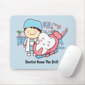 歯を搭載するアニメの歯科医 マウスパッド (マウス)