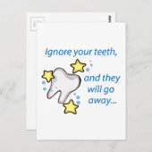 歯を無視する ポストカード (正面/裏面)