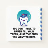 歯を磨く必要はない ノートブック (裏面)