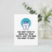 歯を磨く必要はない ポストカード (スタンド正面)