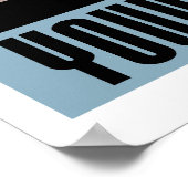 歯を磨く手を洗うレトロなポスター ポスター (角)