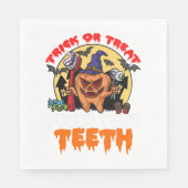 歯を磨く歯科おもしろい衛生士パン スタンダードランチョンナプキン (正面)