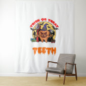 歯を磨く歯科おもしろい衛生士パン タペストリー (インサイチュ)