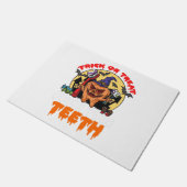 歯を磨く歯科おもしろい衛生士パン ドアマット (アングル)