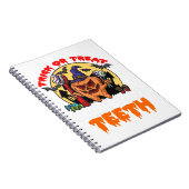 歯を磨く歯科おもしろい衛生士パン ノートブック (右側)