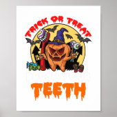 歯を磨く歯科おもしろい衛生士パン ポスター