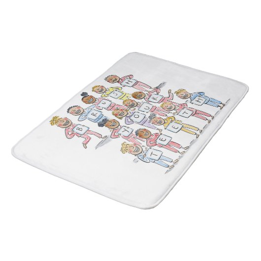 歯を磨く バスマット (アングル)