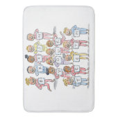 歯を磨く バスマット (正面縦)