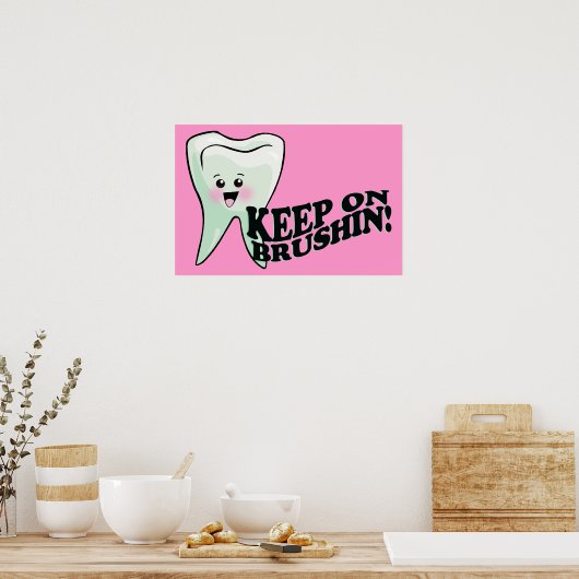 歯を磨け！ ポスター (キッチン)