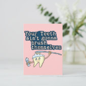 歯を磨け！ ポストカード (スタンド正面)