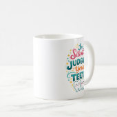 歯を黙って見てるよ 面白い歯医者の日 コーヒーマグカップ (正面右)
