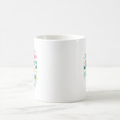 歯を黙って見てるよ 面白い歯医者の日 コーヒーマグカップ (中央)
