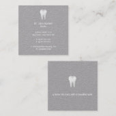 歯エレガント科|プロフェッショナル スクエア名刺 (正面/裏面)