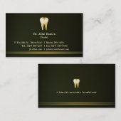 歯エレガント科 名刺 (正面/裏面)