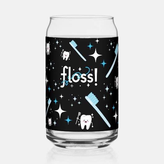 歯ガラス製カップ ガラス缶 (裏面)