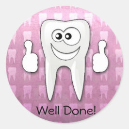 歯クール「よくできた」シール ラウンドシール