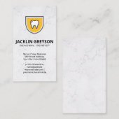 歯シールドアイコン |歯科 名刺 (正面/裏面)