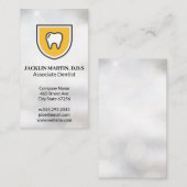 歯シールド |歯医者のロゴ 名刺 (正面/裏面)