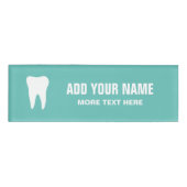 歯パーソナライズされた医局の磁気名札 名札 (正面)