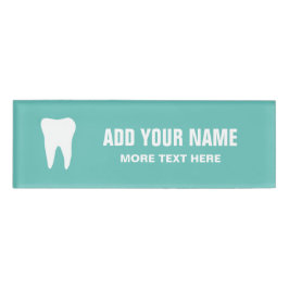 歯パーソナライズされた医局の磁気名札 名札