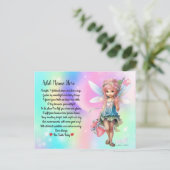 歯パーソナライズされた妖精はがき子供へ シーズンポストカード (スタンド正面)