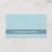 歯ブラシの練習ストライプ方法 名刺 (裏面)