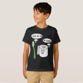 歯ブラシトイレペーパー嫌いですお願い 面白い Tシャツ (正面フル)