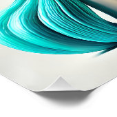 歯ブラシトリオ。歯科クリニックのミニマル芸術 ポスター (コーナー)