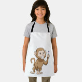 歯ブラシ付きサル エプロン (インサイチュ)