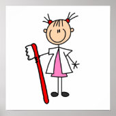 歯ブラシ付き歯科用補助具 ポスター (正面)