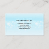 歯ブラシ付き歯 |歯科 名刺 (裏面)