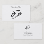 歯ブラシ及びのりのここのあなたの名前 名刺 (正面/裏面)