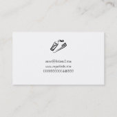 歯ブラシ及びのりのここのあなたの名前 名刺 (裏面)