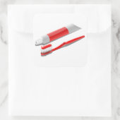 歯ブラシ及び歯磨き粉 スクエアシール (バッグ)