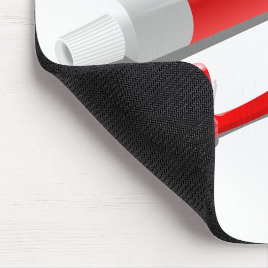 歯ブラシ及び歯磨き粉 マウスパッド (コーナー)