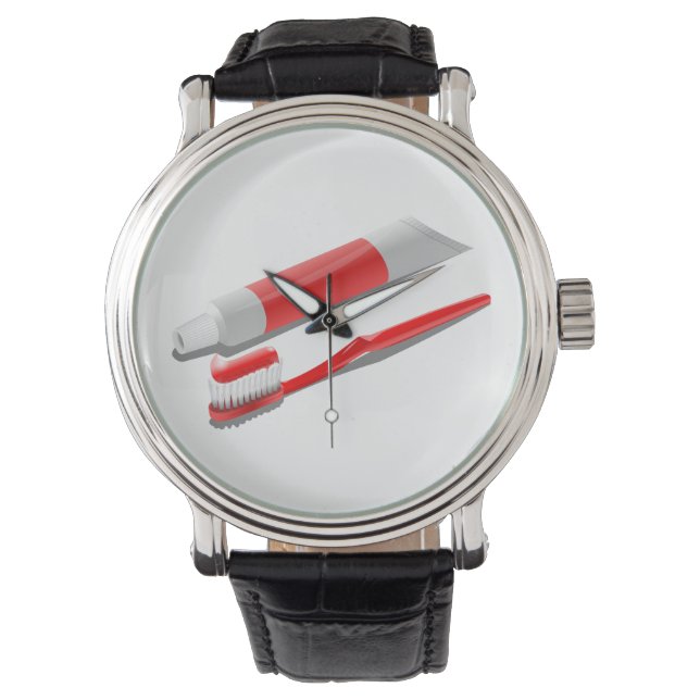 歯ブラシ及び歯磨き粉 腕時計 (正面)