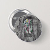 歯ブラシ2 缶バッジ (正面&裏面)