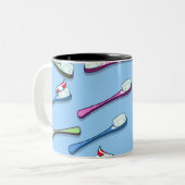 歯ブラシ ツートーンマグカップ (正面左)