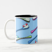 歯ブラシ ツートーンマグカップ (左)