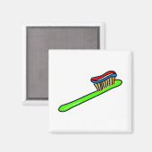 歯ブラシ マグネット (正面/裏面)