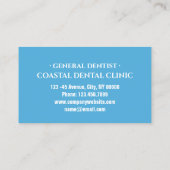 歯モダン歯歯科医師補クリニック歯科 名刺 (裏面)